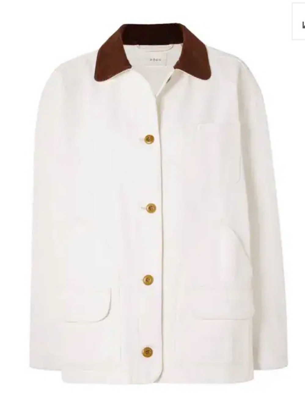 Doen’s Pascual Jacket in White Small